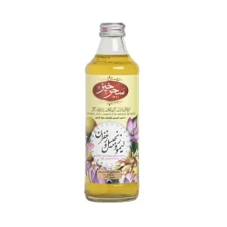 نوشیدنی زنجبیل و زعفران با طعم لیمو بدون گاز - سحرخیز