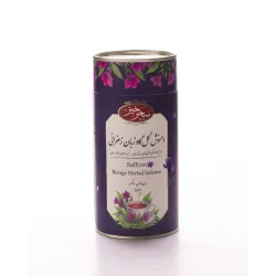 دمنوش کیسه ای گل گاوزبان زعفرانی 20 عددی قوطی - سحرخیز