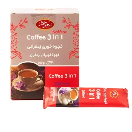 قهوه 1*3 زعفرانی 10 عددی جعبه - سحرخیز