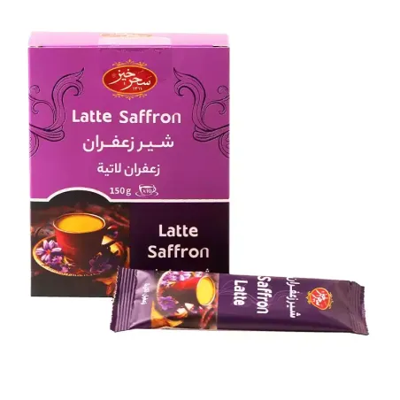 لاته زعفرانی 10 عددی جعبه - سحرخیز