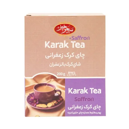 پودر چای کرک زعفرانی 10 عددی جعبه - سحرخیز