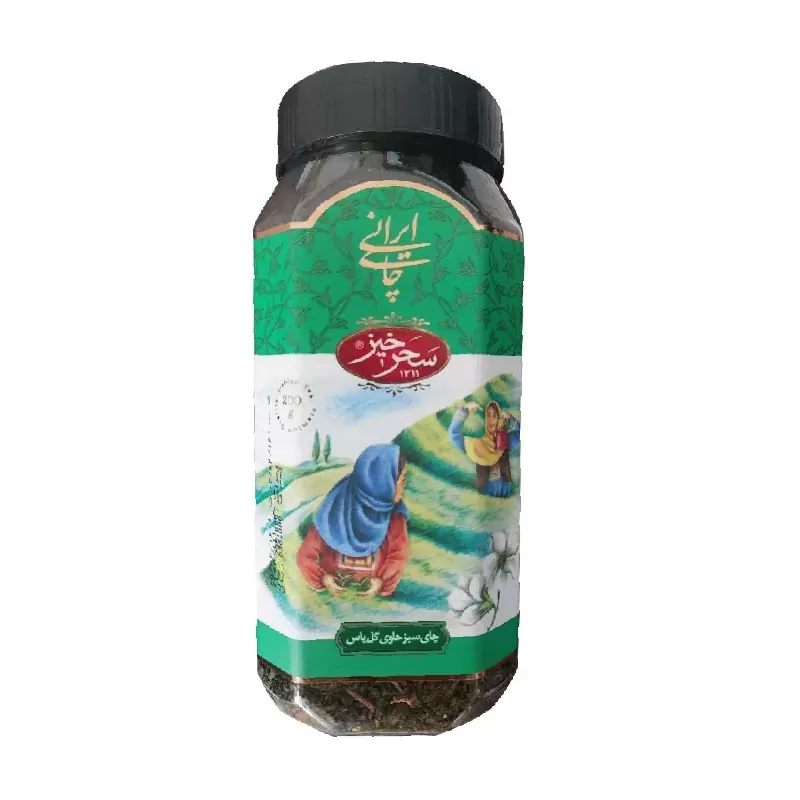 چای سبز ایرانی جاسمین 200 گرم پت