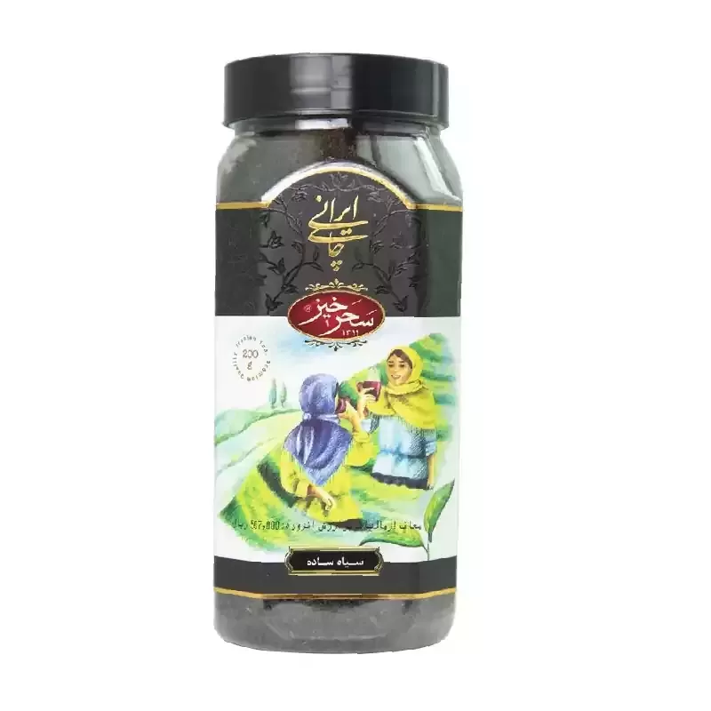 چای سیاه ایرانی ساده 200 گرم پت