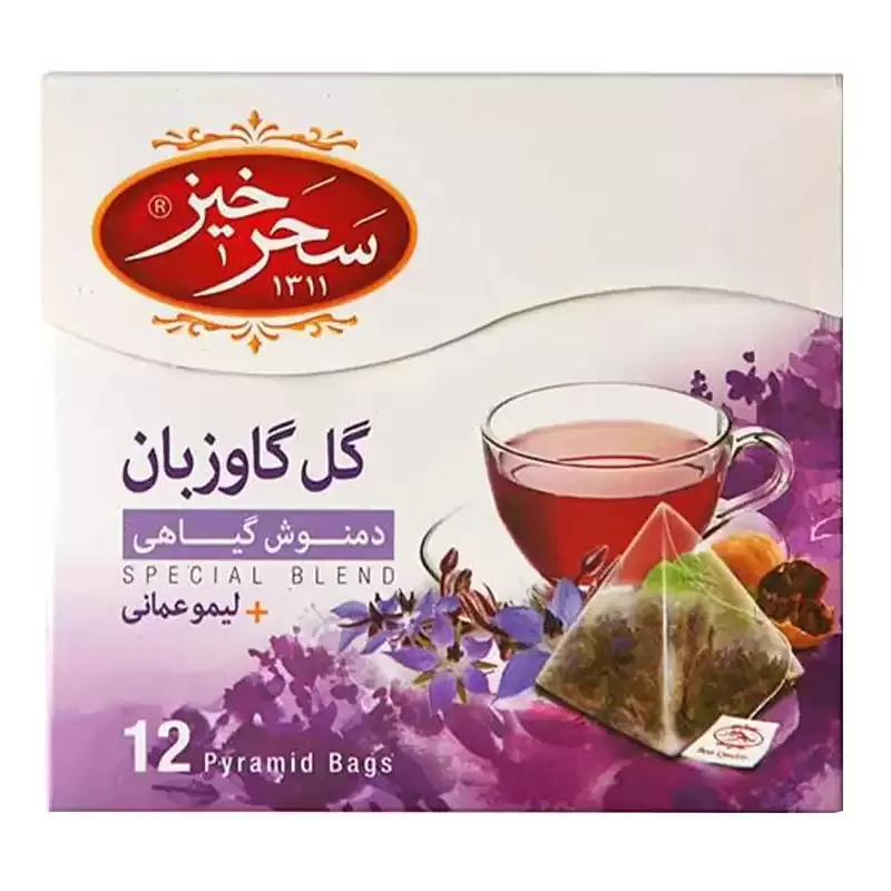 دمنوش گل گاو زبان 12 عددی