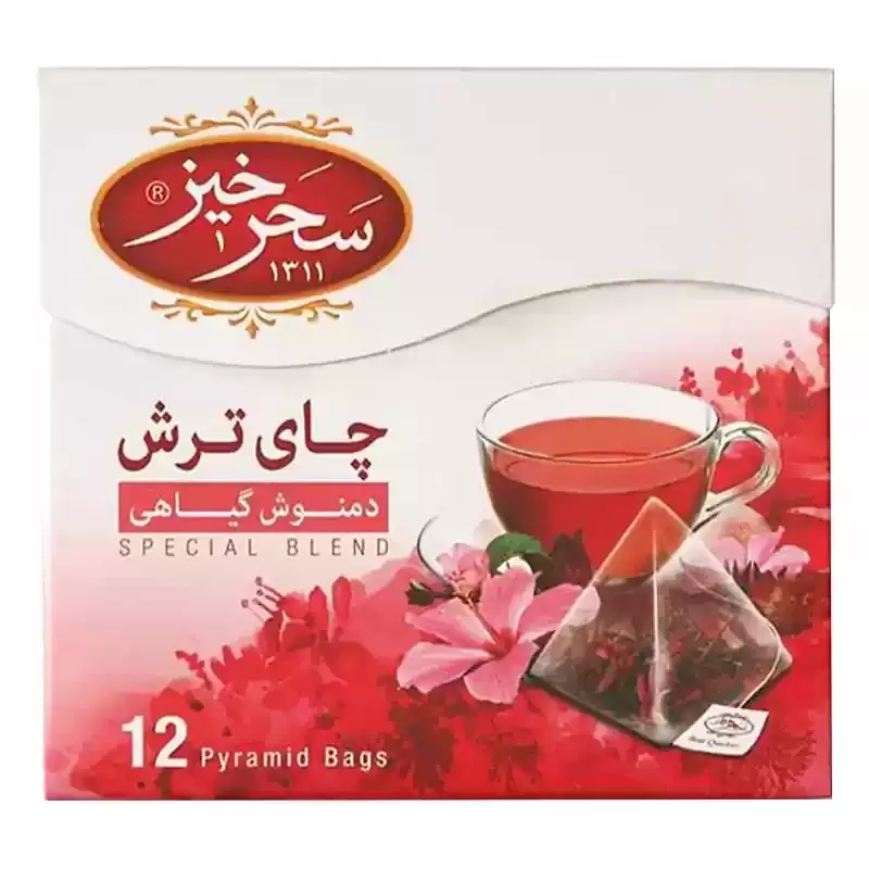 دمنوش چای ترش 12 عددی