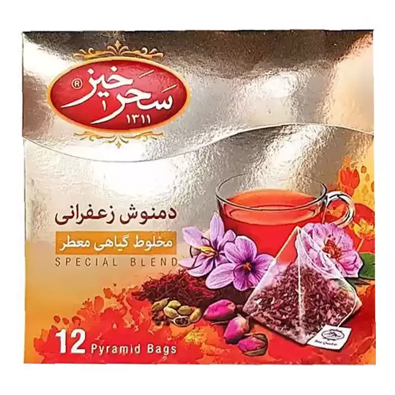 دمنوش زعفرانی 12 عددی