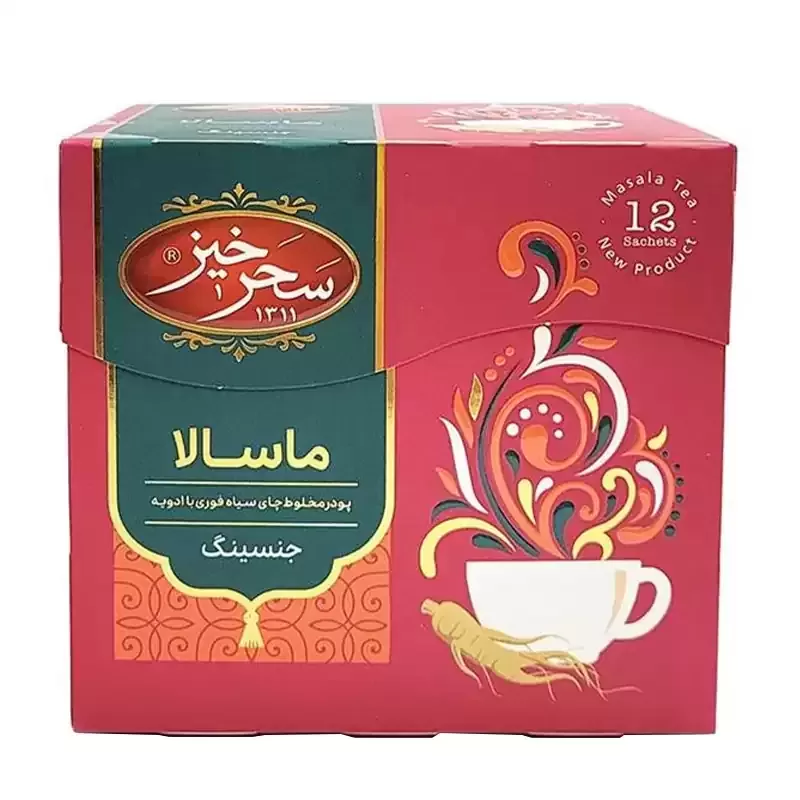 چای ماسالا جنسینگ 12 عددی