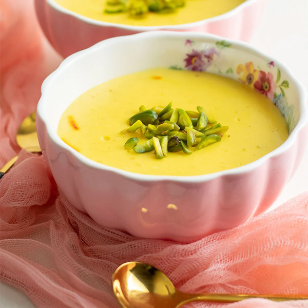 saffron pudding