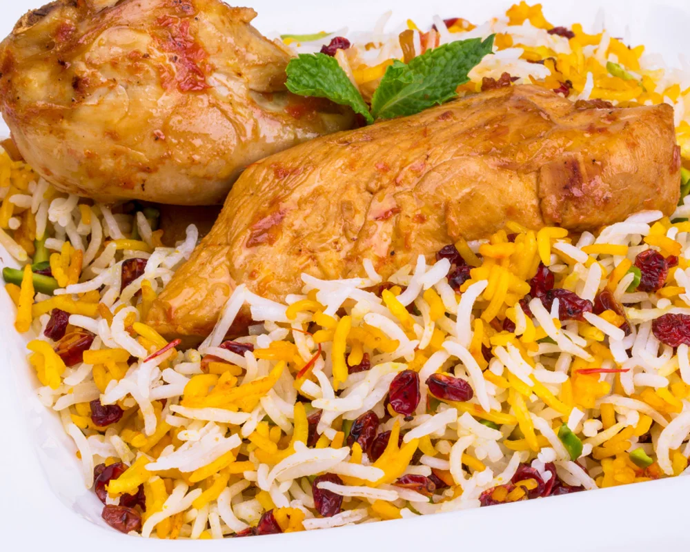 طرز تهیه زرشک پلو با مرغ