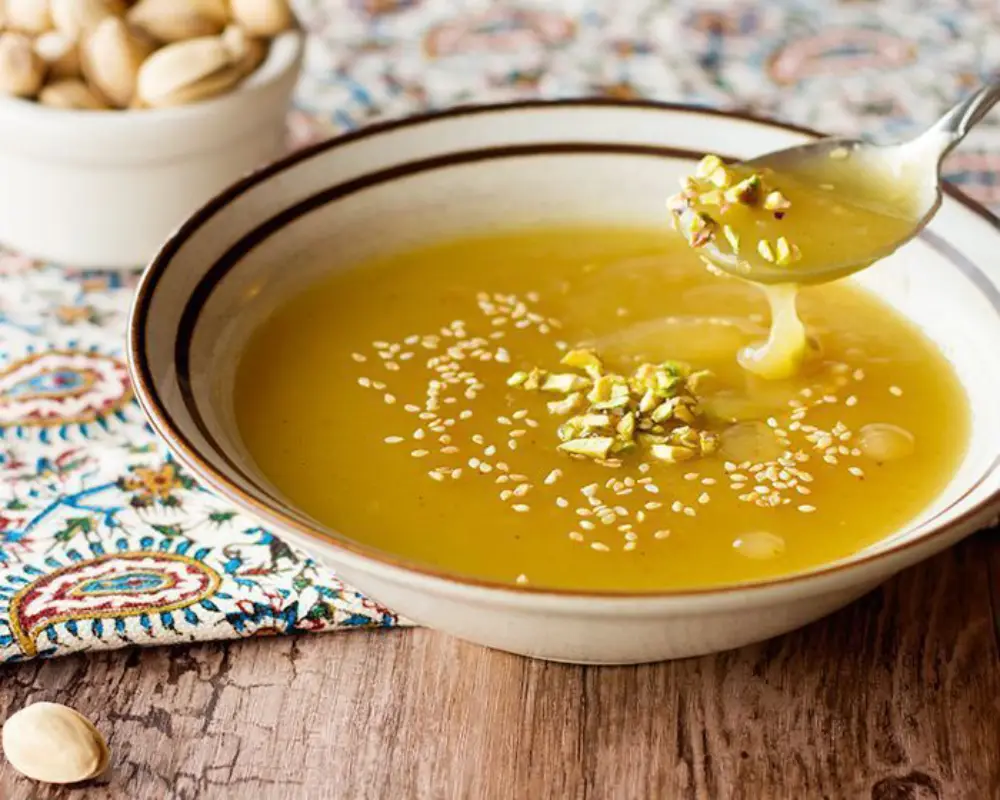 تهیه کاچی زعفرانی