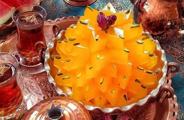 روش تهیه مسقطی با شیر و زعفران