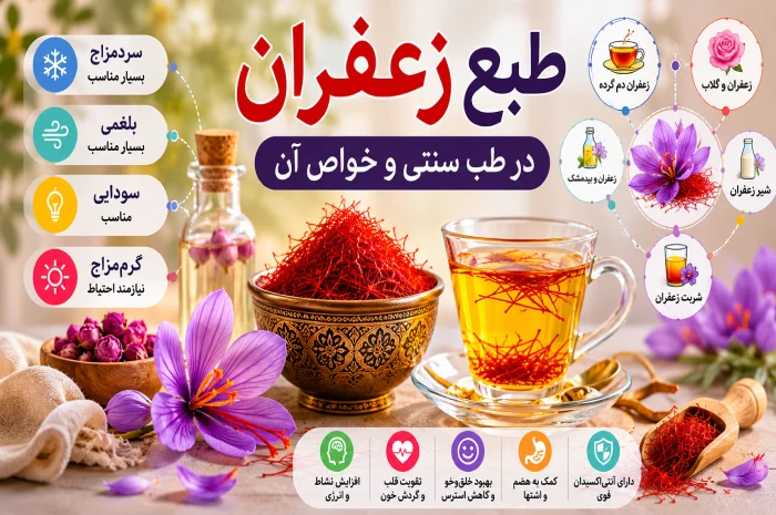 طبع زعفران و معرفی بهترین مصلح زعفران