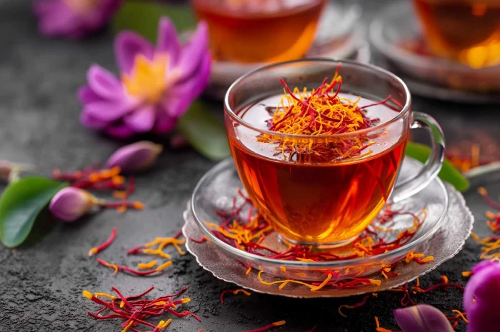 خواص چای زعفران برای پوست