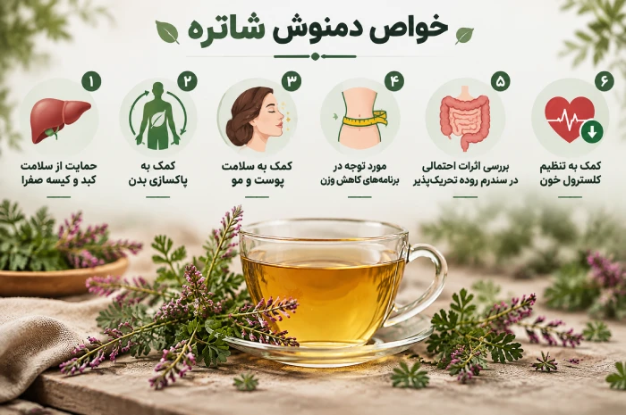 خواص دمنوش شاتره
