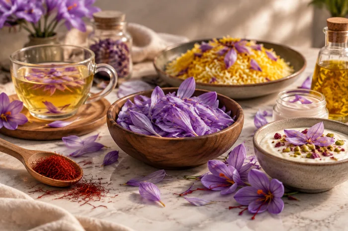 گل بنفش زعفران برای چه خوبه؟