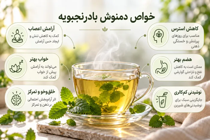 خواص دمنوش بادرنجبویه چیست؟